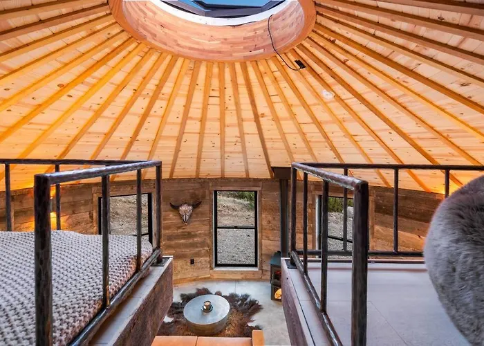 Mountain Yurt - Luxe Yellowstone Cabin I Conde Nast