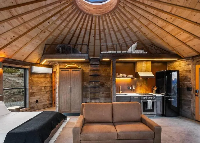 Mountain Yurt - Luxe Yellowstone Cabin I Conde Nast